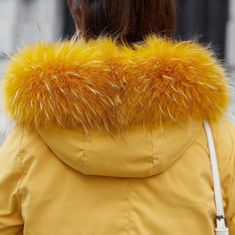 Winter Parkas jacket winter women's jacket fashion hooded fur collar thick warm long winter coats -30 degree snow jackets 201019