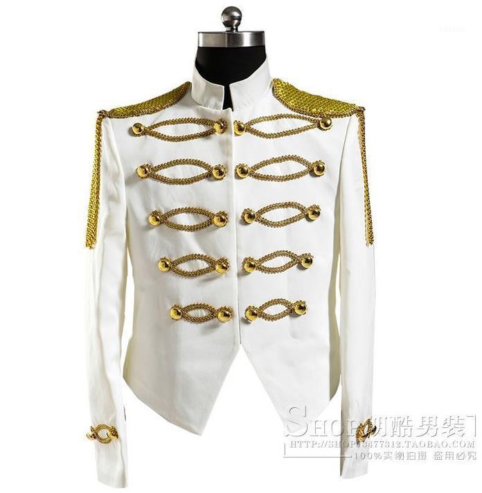 New arrival royal men dancer singer costume slim men suit set with pants mens suits wedding groom formal dress suit + pant 4XL1, White
New arrival royal men dancer singer costume slim men suit set with pants mens suits wedding groom formal dress suit + pant 4XL1, White