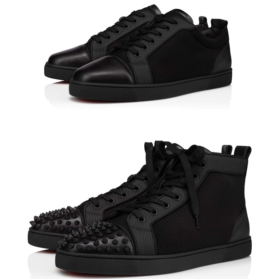 Couple's Casual Shoes sneakers red bottom spiked high tops orlato shoe Varisjunior spikes Flat luxury design junior rivets black trainers Factory sale with box
Couple's Casual Shoes sneakers red bottom spiked high tops orlato shoe Varisjunior spikes Flat luxury design junior rivets black trainers Factory sale with box