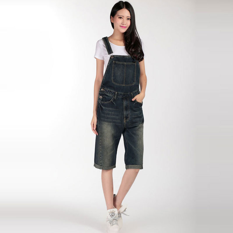Large 2020 New Wide Denim Overalls Girdle Five Pants/overalls High Waist Ladies Size S-4xl Jeans 2bjw, Dark blue. 
Large 2020 New Wide Denim Overalls Girdle Five Pants/overalls High Waist Ladies Size S-4xl Jeans 2bjw, Dark blue.