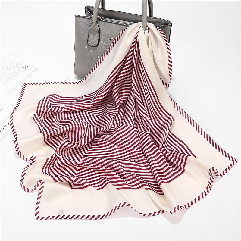 2020 New Scarves For Women Silk-Satin Scarf Female Print Square Scarfs For Ladies Luxury Bandana Hijab Shawl Wraps Scarf
2020 New Scarves For Women Silk-Satin Scarf Female Print Square Scarfs For Ladies Luxury Bandana Hijab Shawl Wraps Scarf