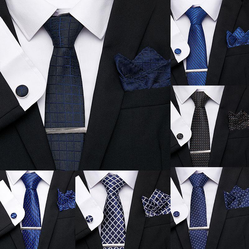 Bow Ties Luxury 7.5cm Men's Tie Clip Cuffink Handkerchief Set Polyester Jacquard 100% Silk Floral Necktie Wedding Party Mens
Bow Ties Luxury 7.5cm Men's Tie Clip Cuffink Handkerchief Set Polyester Jacquard 100% Silk Floral Necktie Wedding Party Mens