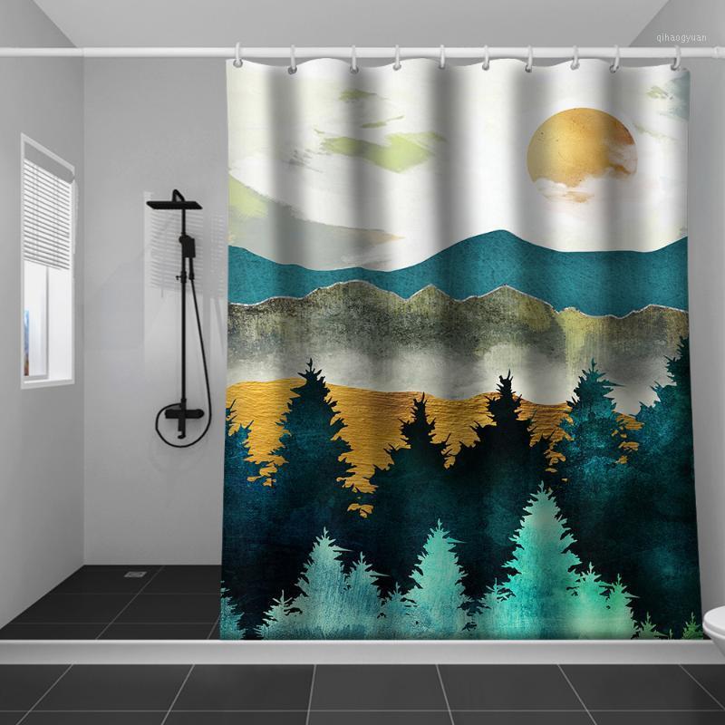 Abstract Landscape Animals Printed Shower Curtain Waterproof Mildewproof with hooks for Bathroom Decor 180x180cm 3d Curtain1
Abstract Landscape Animals Printed Shower Curtain Waterproof Mildewproof with hooks for Bathroom Decor 180x180cm 3d Curtain1