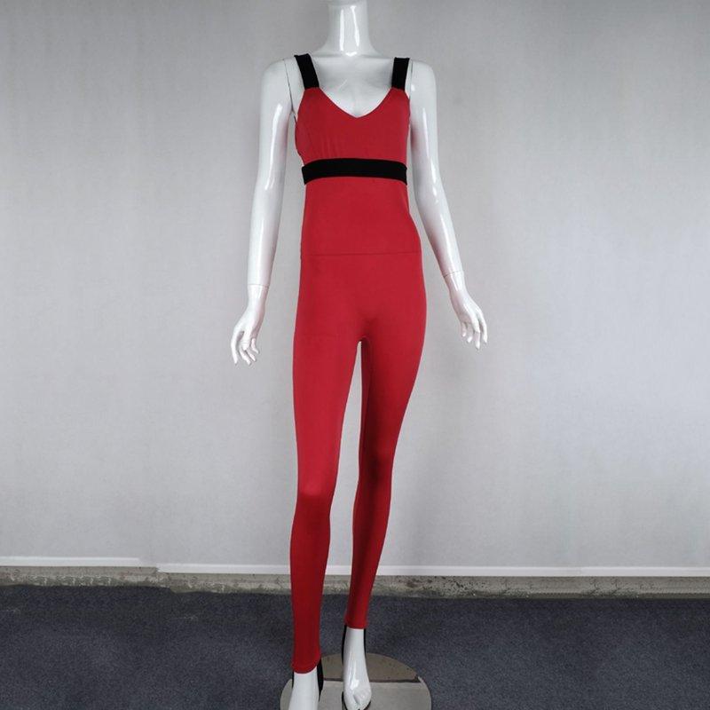 Fitness Yoga Conjoined Set Women Casual Sexy Waist Hollow Out Backless Naked Feel Breathable Buttery Soft Gym Biker Clothes, As pic 
Fitness Yoga Conjoined Set Women Casual Sexy Waist Hollow Out Backless Naked Feel Breathable Buttery Soft Gym Biker Clothes, As pic