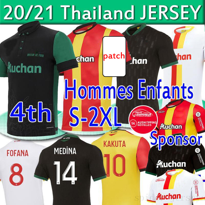 RC Lens Sainte-Barbe soccer jerseys Kakuta Ganago Sotoca Muinga Medina Bade 2020 2021 RC Lens maillot de foot Men Kits Kids football Shirts, Fourth
RC Lens Sainte-Barbe soccer jerseys Kakuta Ganago Sotoca Muinga Medina Bade 2020 2021 RC Lens maillot de foot Men Kits Kids football Shirts, Fourth