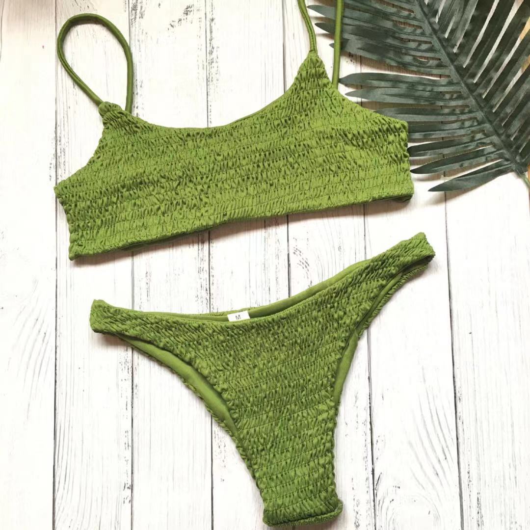 Women Triangle Bikini Swimwear 2021 Ladies Sexy Swimsuit Bodysuit Backless Split Set Bandage Jumpsuit Pleat Creases Beach Wear ,10 colors144
Women Triangle Bikini Swimwear 2021 Ladies Sexy Swimsuit Bodysuit Backless Split Set Bandage Jumpsuit Pleat Creases Beach Wear ,10 colors144