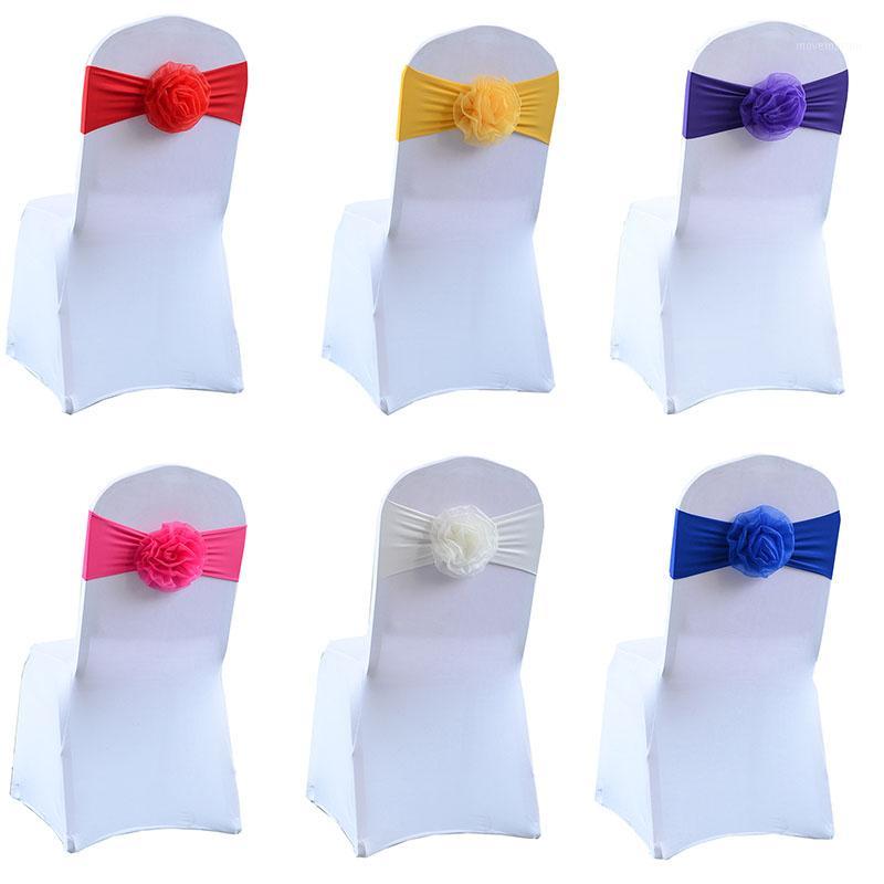 100pcs Spandex Big Organza Flower Chair Sash Elastic Chair Band Bow Ties Wedding Party Banquet Supply1
100pcs Spandex Big Organza Flower Chair Sash Elastic Chair Band Bow Ties Wedding Party Banquet Supply1