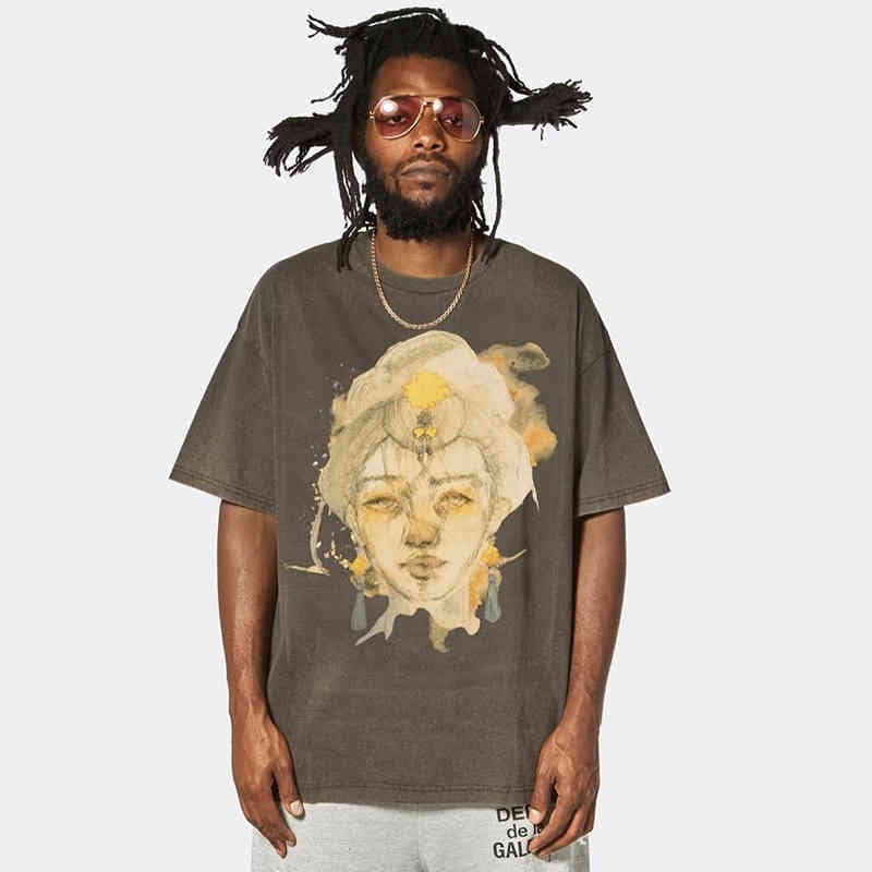 I'm not trendy Gary dept GD fog high street Vintage idol print loose round neck short sleeve T-shirt md, White;black
I'm not trendy Gary dept GD fog high street Vintage idol print loose round neck short sleeve T-shirt md, White;black