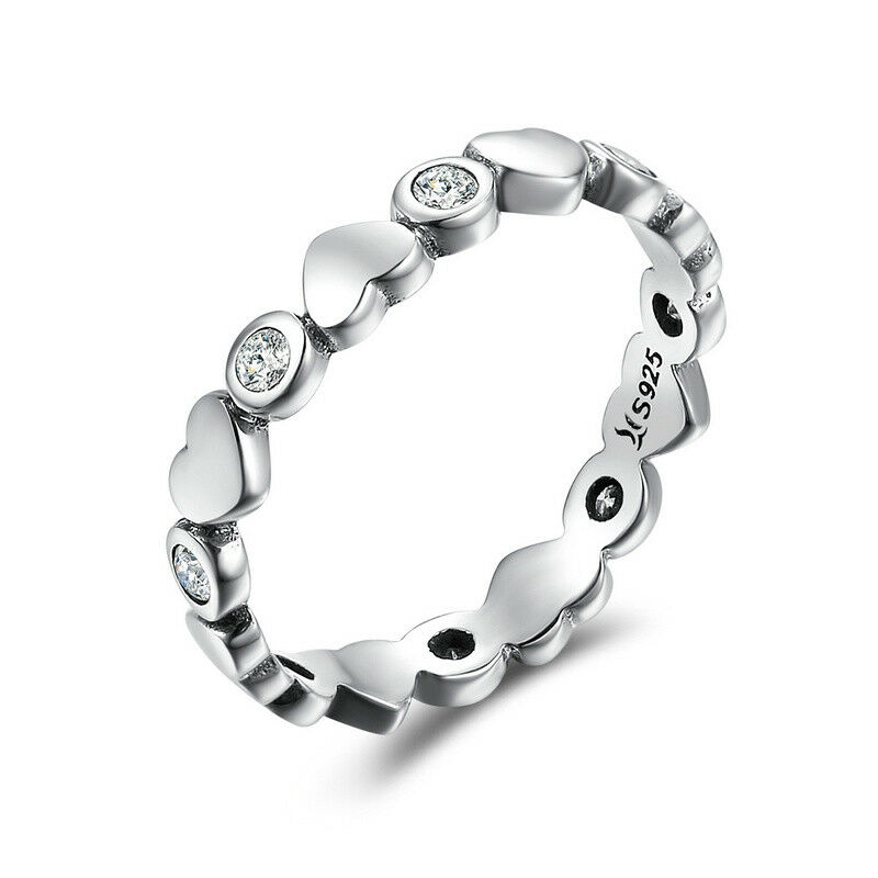 Dazzling Love Heart Solid 925 Sterling Silver Clear CZ Ring Size 6-8 for Xmas Girls Gifts
Dazzling Love Heart Solid 925 Sterling Silver Clear CZ Ring Size 6-8 for Xmas Girls Gifts