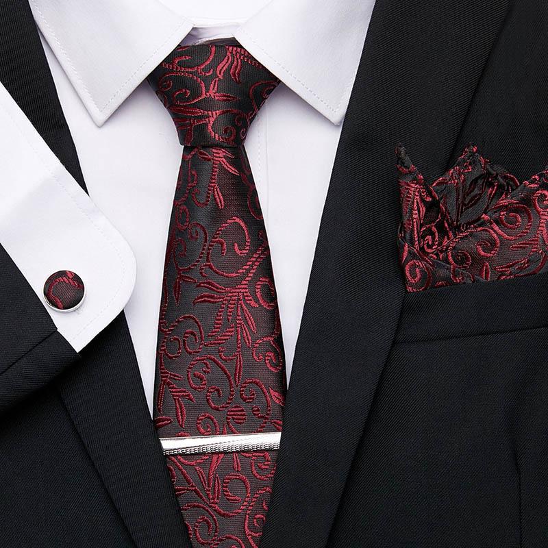 Wedding Men ties Set Extra Long Size 145cm*7.5cm Necktie Red Tie Clip Cuffink Handkerchief Tie Set Wedding Party Men Classic
Wedding Men ties Set Extra Long Size 145cm*7.5cm Necktie Red Tie Clip Cuffink Handkerchief Tie Set Wedding Party Men Classic