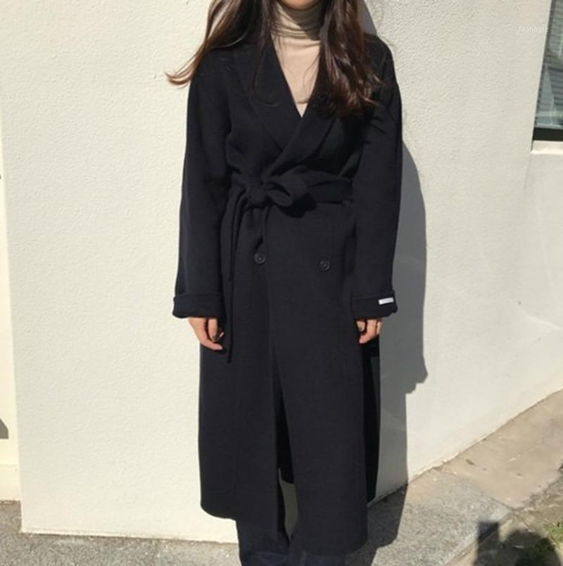 Women's Wool & Blends Retro Coat Winter Long Coats Women 2021 Warm Loose Woolen Overcoat Cashmere Clothes Female Belt Korean Tops DC081, Yellow
Women's Wool & Blends Retro Coat Winter Long Coats Women 2021 Warm Loose Woolen Overcoat Cashmere Clothes Female Belt Korean Tops DC081, Yellow