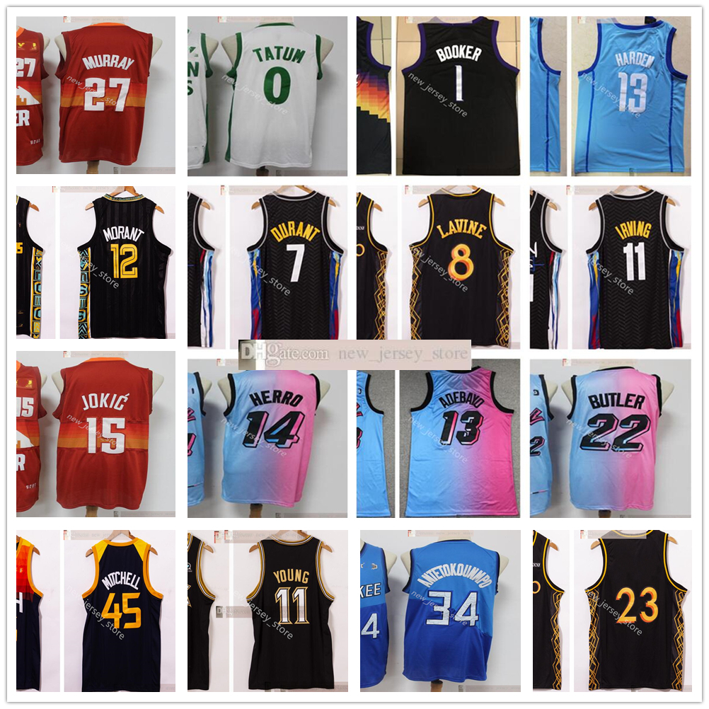 New Basketball 13 Bam 14 Tyler Adebayo Herro Jerseys Jimmy 22 Butler 15 Nikola 27 Jamal Jokic Murray 34 Giannis 45 Donovan Antetokounmpo, Black;red
New Basketball 13 Bam 14 Tyler Adebayo Herro Jerseys Jimmy 22 Butler 15 Nikola 27 Jamal Jokic Murray 34 Giannis 45 Donovan Antetokounmpo, Black;red