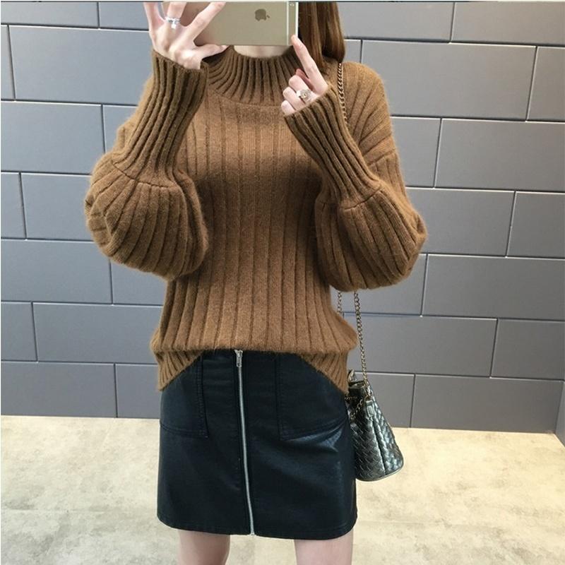 ZOGAA Winter Women Knitwear Sweaters Long Sleeve Thick Warm Turtleneck Solid Pullover Ladies Knitwear Sweater Plus Size -XL, Blue
ZOGAA Winter Women Knitwear Sweaters Long Sleeve Thick Warm Turtleneck Solid Pullover Ladies Knitwear Sweater Plus Size -XL, Blue
