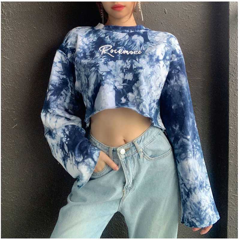 Women' tie dyed Pullover outdoor running sweater loose and breathable fitness top letter printed round neck short Yoga shirt, Blue
Women' tie dyed Pullover outdoor running sweater loose and breathable fitness top letter printed round neck short Yoga shirt, Blue
