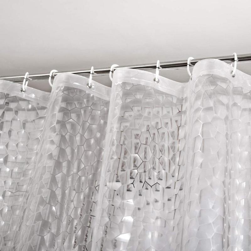 UFRIDAY Waterproof Shower Curtain PEVA Semi Transparent Shower Curtain for Bathroom Clear Water Cube Bath with Magnets
UFRIDAY Waterproof Shower Curtain PEVA Semi Transparent Shower Curtain for Bathroom Clear Water Cube Bath with Magnets