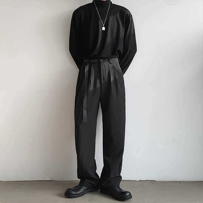 Men's Trousers 2021 Spring and Winter Thin New Belt Drape Pants Leg Male Clothes 3EZW, Black
Men's Trousers 2021 Spring and Winter Thin New Belt Drape Pants Leg Male Clothes 3EZW, Black