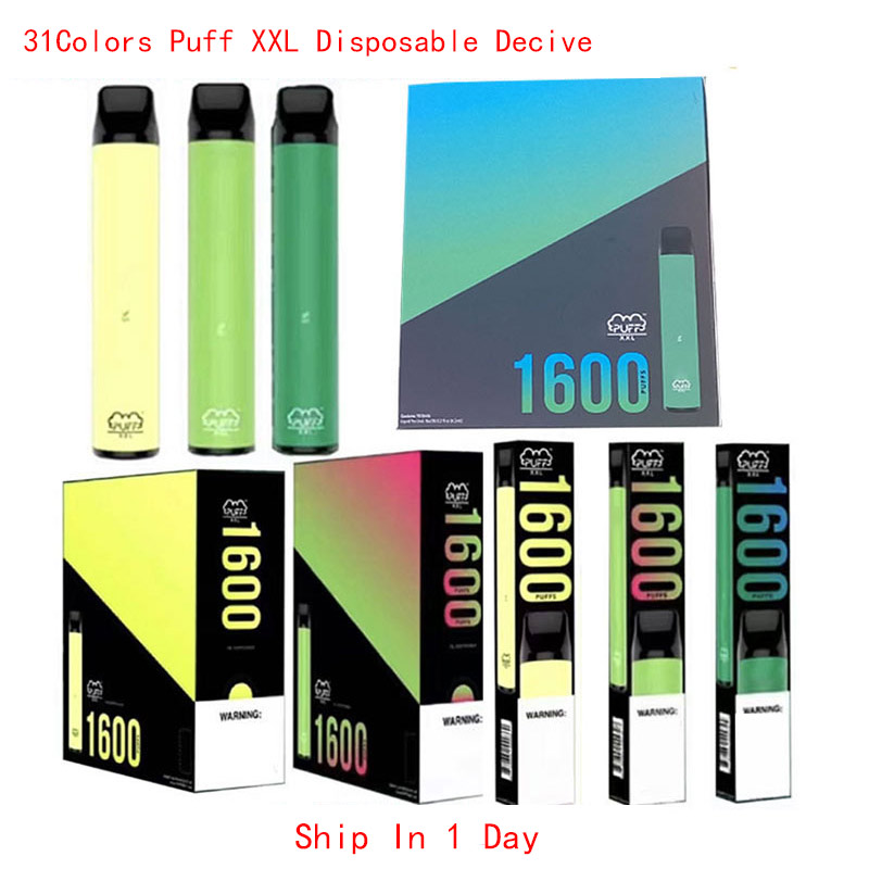 Puff XXL 1600puffs Disposable With Security Code Vape Pen Device Starter Kits Empty Disposable Device Kits Bang XXL Posh puff Plus от DHgate WW