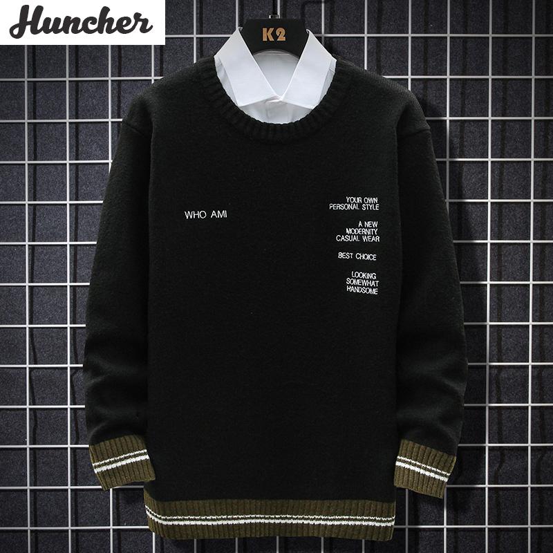 Huncher Mens Knitted Sweater Men 2020 Autumn Winter Oversized Knit Pullover Korean Fashion Patchwork Jumper Black Sweaters Male, White sweater men
Huncher Mens Knitted Sweater Men 2020 Autumn Winter Oversized Knit Pullover Korean Fashion Patchwork Jumper Black Sweaters Male, White sweater men