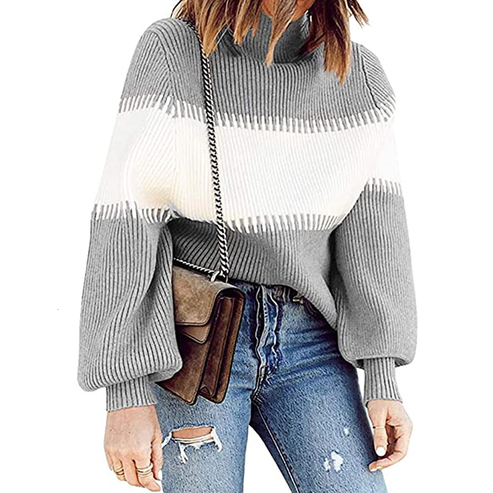 2021 New Turtleneck Sweater Women Autumn Winter Warm Soft Office Long Sleeve Knitted Pullover Fashion Slim Jumper Femme Sweaters Wn25, Gray
2021 New Turtleneck Sweater Women Autumn Winter Warm Soft Office Long Sleeve Knitted Pullover Fashion Slim Jumper Femme Sweaters Wn25, Gray