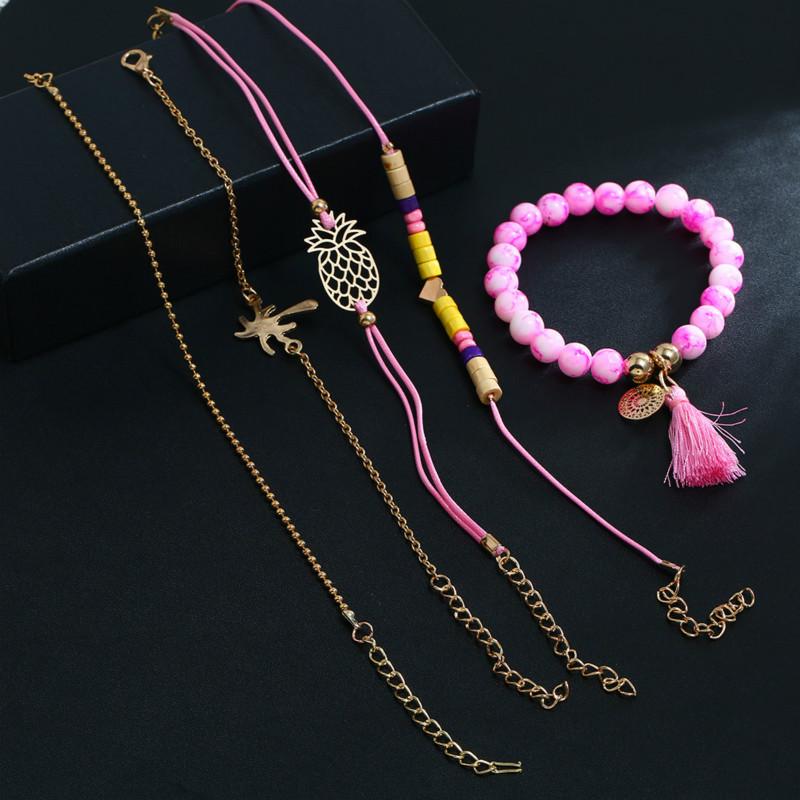 Charm Bracelets For Women Five Piece Set Of And Fashionable Pineapple Love Wooden Beads Handmade Beaded Couple Bracelet
Charm Bracelets For Women Five Piece Set Of And Fashionable Pineapple Love Wooden Beads Handmade Beaded Couple Bracelet