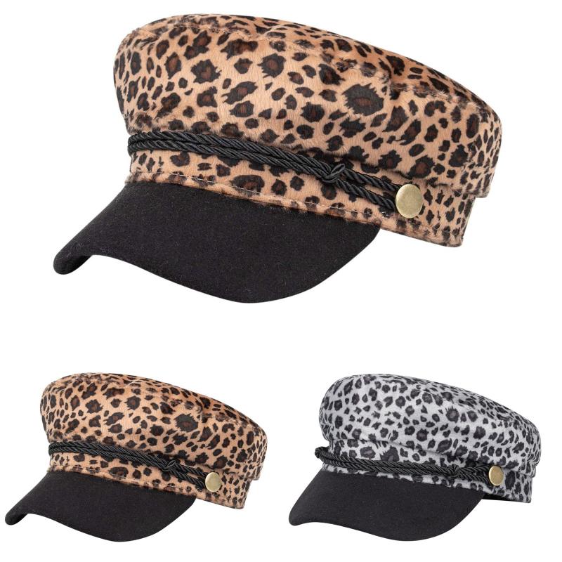 Leopard Print Berets Hat Women Spring Plus Velvet Visor Beret Fashion Casual Newsboy Caps Painter Caps Ladies
Leopard Print Berets Hat Women Spring Plus Velvet Visor Beret Fashion Casual Newsboy Caps Painter Caps Ladies