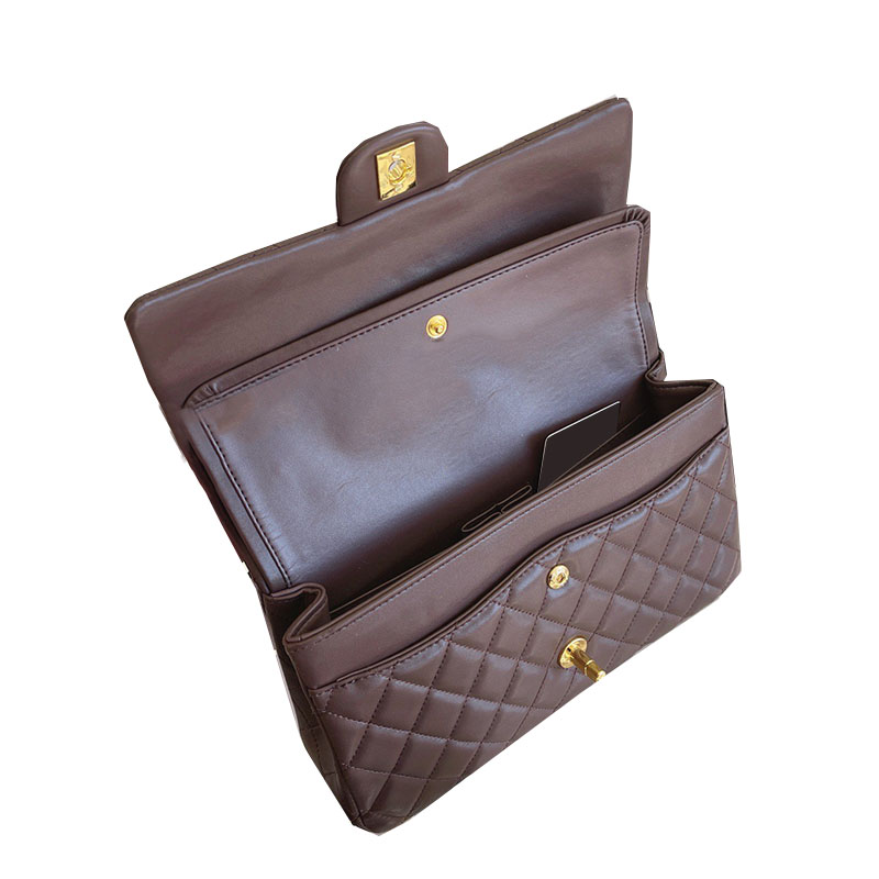 Classic Double Flap Lambskin Designer Bags Quilted Matelasse Chain Crossbody Shoulder Gold Turn Lock Purse Large Capacity Outdoor Sacoche Top Brand Handbags 25CM, Box
Classic Double Flap Lambskin Designer Bags Quilted Matelasse Chain Crossbody Shoulder Gold Turn Lock Purse Large Capacity Outdoor Sacoche Top Brand Handbags 25CM, Box