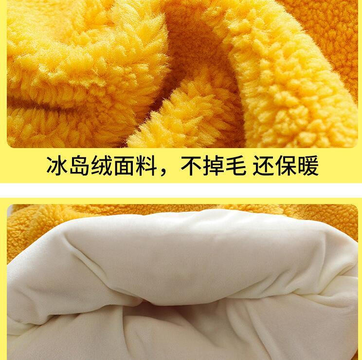 High-end Warm Girls Clothing Sets Winter Flannel Thicken Children Clothing Plus thick velvet Sweatshirts+ Pants 2PCS Toddler SuiX1019