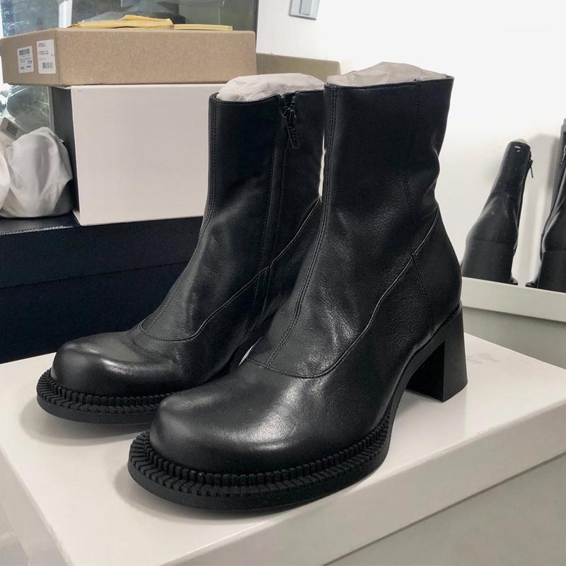 Boots Women Brand Ladies Boots Slip on Shoes Women Black Bota Feminina 2020 Botas Mujer Leather Ankle Chunky Heel Botas1, As show
Boots Women Brand Ladies Boots Slip on Shoes Women Black Bota Feminina 2020 Botas Mujer Leather Ankle Chunky Heel Botas1, As show