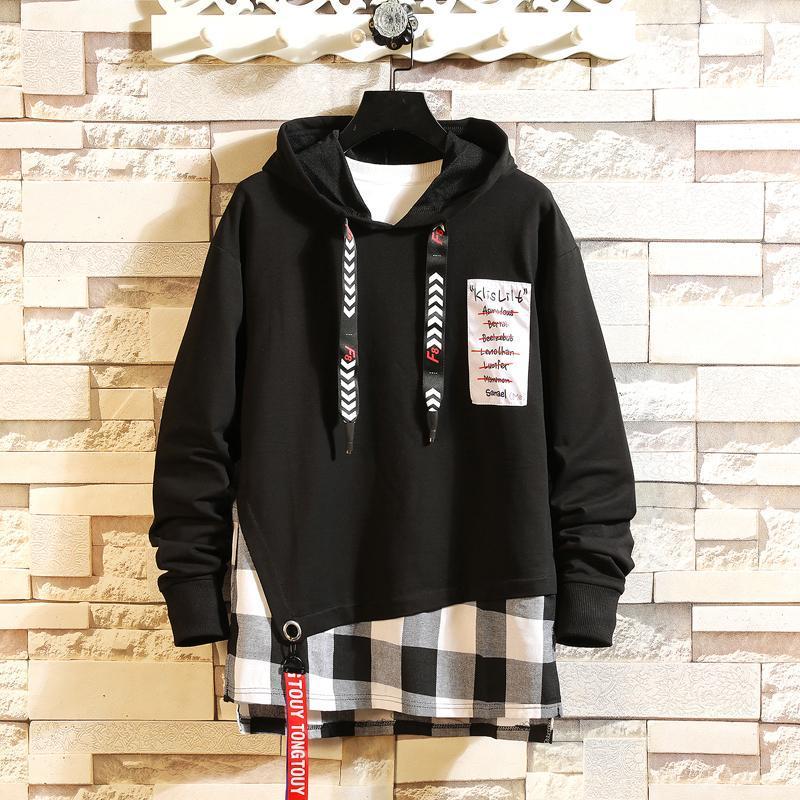 Mens Hoodies Hip Hop Streetwear Men Print Letter Ribbon Sweatshirt Male Pullover Hoddies Black White Korean Sweetshirts hip hop1
Mens Hoodies Hip Hop Streetwear Men Print Letter Ribbon Sweatshirt Male Pullover Hoddies Black White Korean Sweetshirts hip hop1