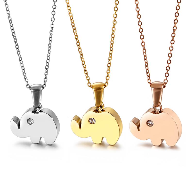 Small Elephant Pendant Necklace for Women 16 Inch Stainless Steel Chain Necklace Girls Fashion Simple Choker
Small Elephant Pendant Necklace for Women 16 Inch Stainless Steel Chain Necklace Girls Fashion Simple Choker