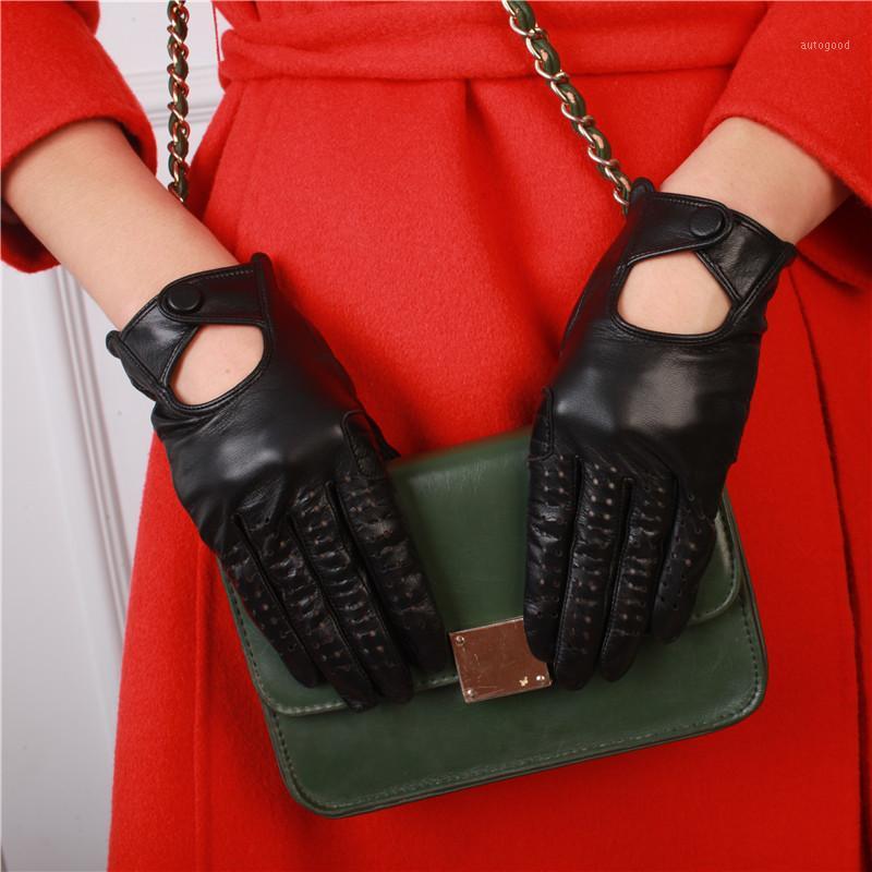 Five Fingers Gloves Genuine Sheepskin Leather Fashion Summer Women Touch Screen Female Breathable Driving Mittens NM18131
Five Fingers Gloves Genuine Sheepskin Leather Fashion Summer Women Touch Screen Female Breathable Driving Mittens NM18131