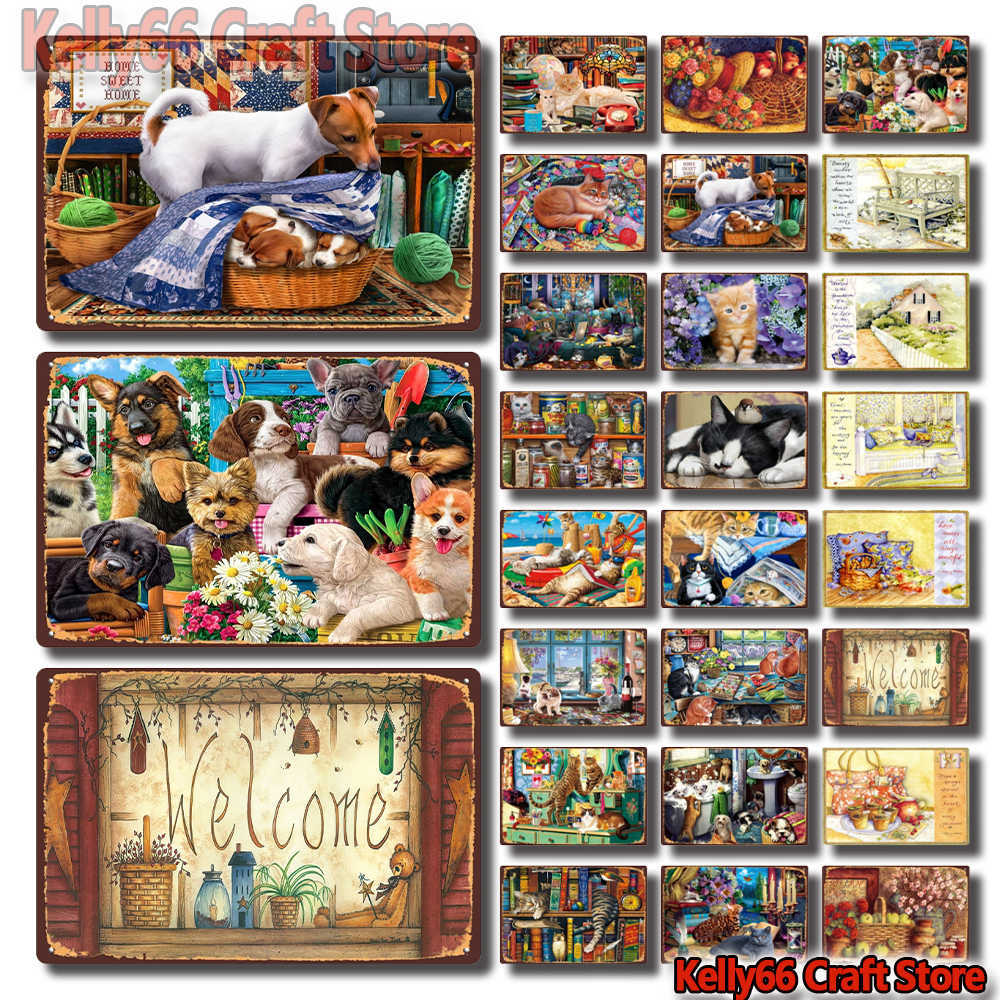 Pet The Cat And Dog Are My Family Good Friends Art Tin Poster Metal Sign Bar Decor Painting 20*30 CM Size
Pet The Cat And Dog Are My Family Good Friends Art Tin Poster Metal Sign Bar Decor Painting 20*30 CM Size