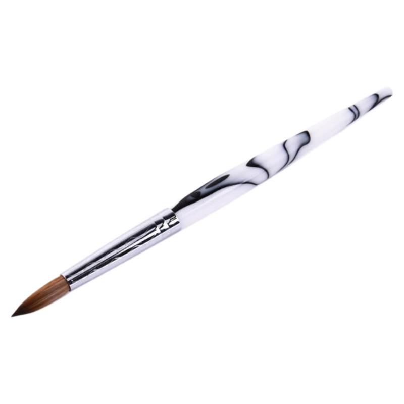 1Pcs plastic Nail Brush Classical Design White plastic Handle Kolinsky Sable Brush Profession Nail Art Salon
1Pcs plastic Nail Brush Classical Design White plastic Handle Kolinsky Sable Brush Profession Nail Art Salon