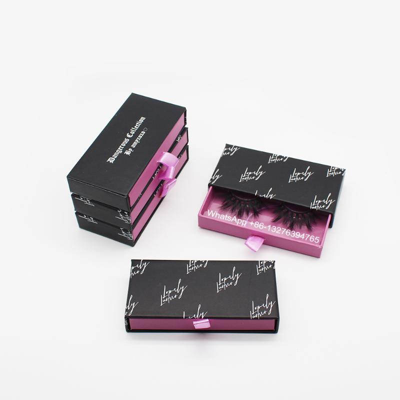 Luxury Black Slide Lash Case With Tray Custom Lashbox Packaging With Logo Wholesale 25mm Crisscross Mink Eyelashes Empty Box
Luxury Black Slide Lash Case With Tray Custom Lashbox Packaging With Logo Wholesale 25mm Crisscross Mink Eyelashes Empty Box