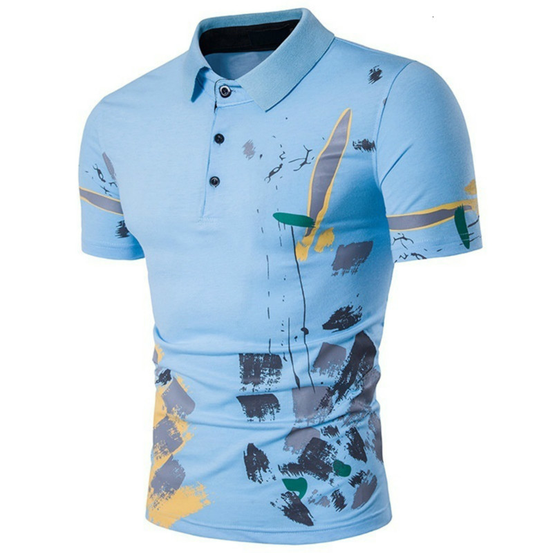 2021 Turn Down Collar Hort-sleeve Polo Shirt Men New Half Sleeve Trend Ink Painting Printing Slim Business Mens Casual Shirts Qxxq, Yellow
2021 Turn Down Collar Hort-sleeve Polo Shirt Men New Half Sleeve Trend Ink Painting Printing Slim Business Mens Casual Shirts Qxxq, Yellow