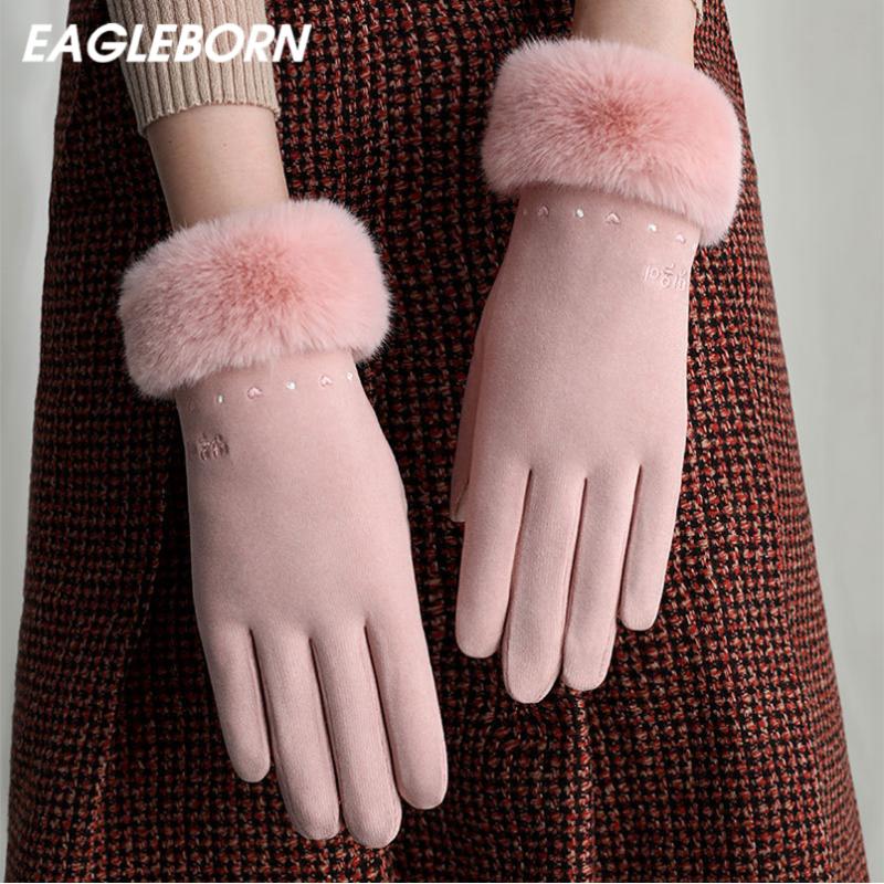 New Fashion Warm Gloves Women Winter Ribbed Plush Korean Japanese Cute Padded Touch Screen Women Gloves Black Pink Winter
New Fashion Warm Gloves Women Winter Ribbed Plush Korean Japanese Cute Padded Touch Screen Women Gloves Black Pink Winter
