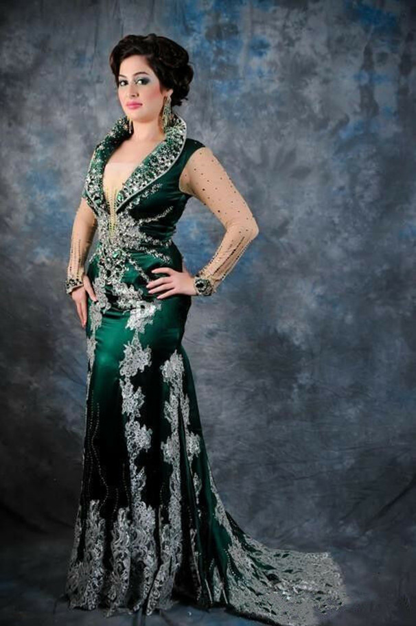 2022 Plus Size Arabic Aso Ebi Luxurious Lace Mermaid Prom Dresses Beaded Crystals Evening Formal Party Second Reception Engagement Birthday Gowns Dres