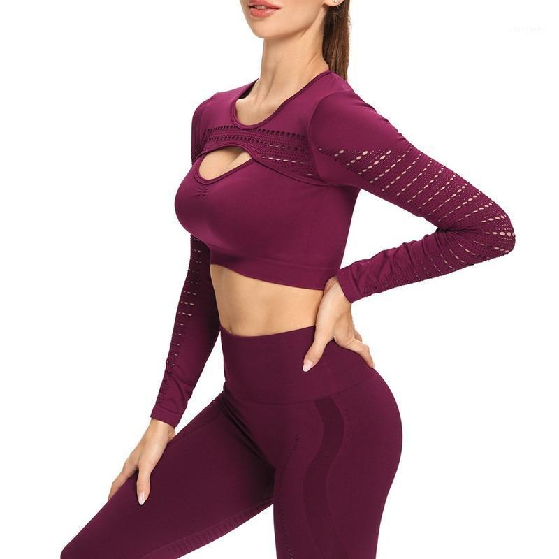 Hollow Tight Long-sleeved Seamless Yoga Suit Female Sense Digging Sports Top Running Fitness Suit1, Black
Hollow Tight Long-sleeved Seamless Yoga Suit Female Sense Digging Sports Top Running Fitness Suit1, Black