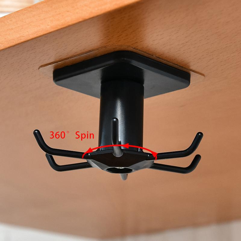 Kitchen Hooks 360 Degrees Rotated Self Adhesive 6 Hooks Home Wall Door Hook Handbag Clothes Ties Bag Hanger Hanging Rack
Kitchen Hooks 360 Degrees Rotated Self Adhesive 6 Hooks Home Wall Door Hook Handbag Clothes Ties Bag Hanger Hanging Rack