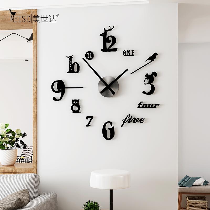 Animal Shape Silent Acrylic Large Decorative DIY Numbers Wall Clock Modern Design Living Room Home Wall Watch Stickers
Animal Shape Silent Acrylic Large Decorative DIY Numbers Wall Clock Modern Design Living Room Home Wall Watch Stickers