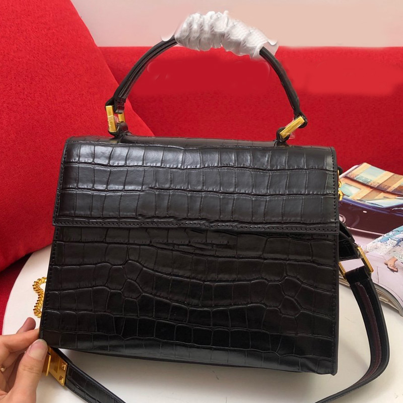 Designer Handbag Women Shoulder Bags Fashion High Quality Calfskin Genuine Leather Crocodile Pattern Flip Letter Crossbody Bag Hot Sold 
Designer Handbag Women Shoulder Bags Fashion High Quality Calfskin Genuine Leather Crocodile Pattern Flip Letter Crossbody Bag Hot Sold