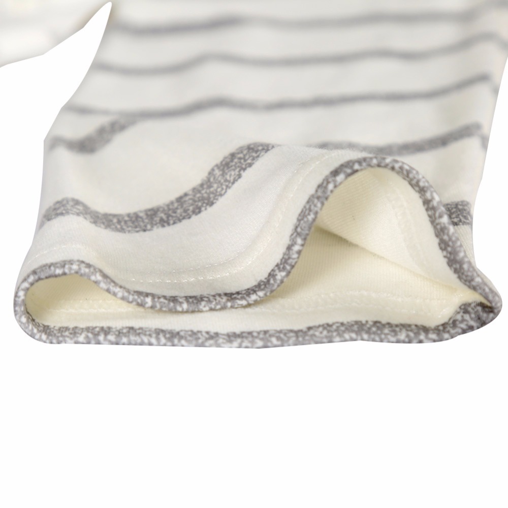 Pajama Set Cotton Gray Striped O-neck Sleepwear Couple Home Clothes Plus Size High Quality Male Underwear Set 201109