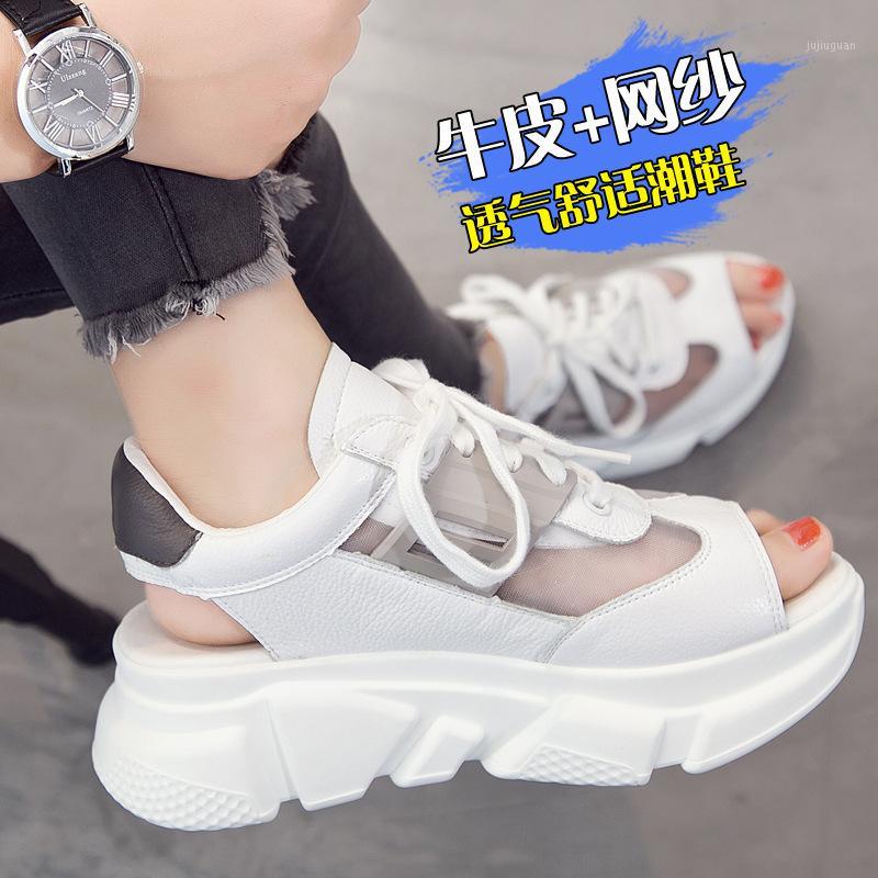 Fish Mouth Sandals Woman Summer 2020 Thick Bottom Muffin Leisure Time Chalaza Ventilation Flat Bottom Genuine1, Black
Fish Mouth Sandals Woman Summer 2020 Thick Bottom Muffin Leisure Time Chalaza Ventilation Flat Bottom Genuine1, Black