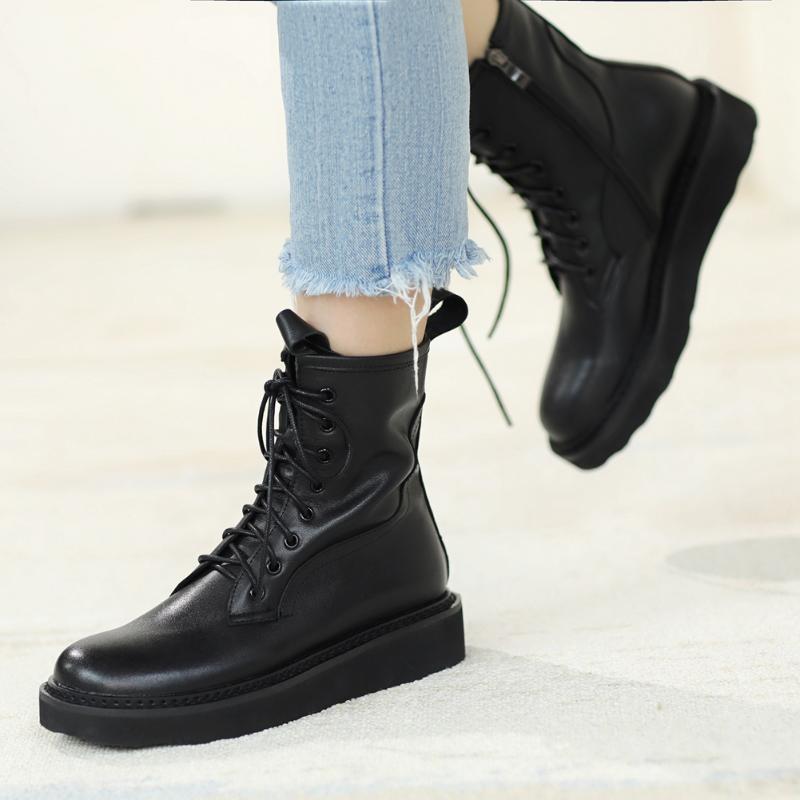 Brand New high-quality 100% Genuine Leather Cosy Sole For Walking Shoelaces Casual Cow Skin Work Ankle Booties Women Shoes Boots1, Black
Brand New high-quality 100% Genuine Leather Cosy Sole For Walking Shoelaces Casual Cow Skin Work Ankle Booties Women Shoes Boots1, Black