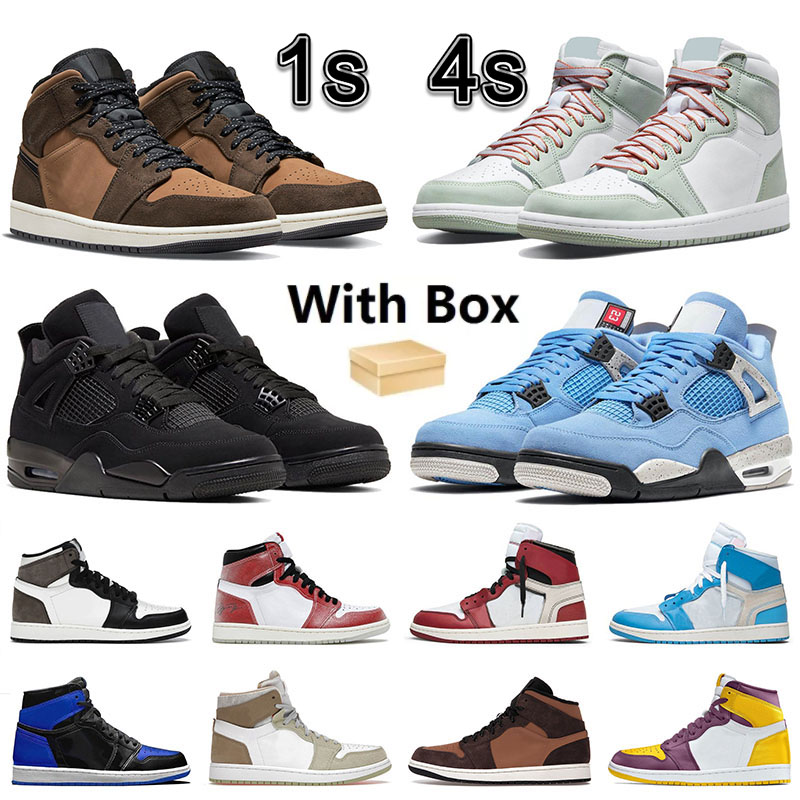 Jumpman 1 1s 4 4s Mens Womens Basketball Shoes Big Size US13 Jumpman's Man Designer Sneakers Dark Chocolate Black Cat University Blue Seafoam Mocha Grey Trainers 36-47, F43 40-47 grey cg
Jumpman 1 1s 4 4s Mens Womens Basketball Shoes Big Size US13 Jumpman's Man Designer Sneakers Dark Chocolate Black Cat University Blue Seafoam Mocha Grey Trainers 36-47, F43 40-47 grey cg