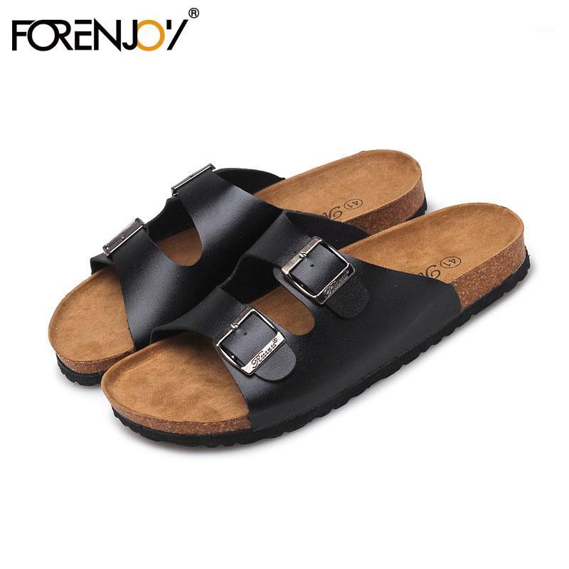 FORENJOY Men's slippers 2020 new cork buckle summer non-slip beach cool large size slippers mens outdoor Unisex1, White
FORENJOY Men's slippers 2020 new cork buckle summer non-slip beach cool large size slippers mens outdoor Unisex1, White