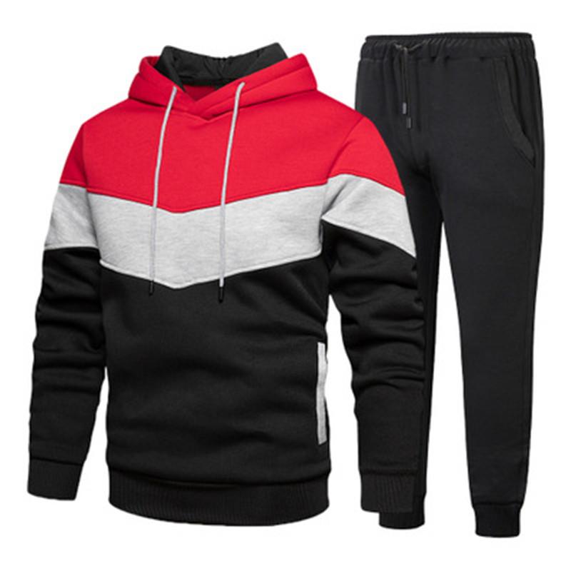 Mans Colorblocked Sets Fashion Trend Splicing Long Sleeve Hoodies Trousers 2pcs Suits Designer Male Autumn Sport Casual Couple Tracksuits
Mans Colorblocked Sets Fashion Trend Splicing Long Sleeve Hoodies Trousers 2pcs Suits Designer Male Autumn Sport Casual Couple Tracksuits
