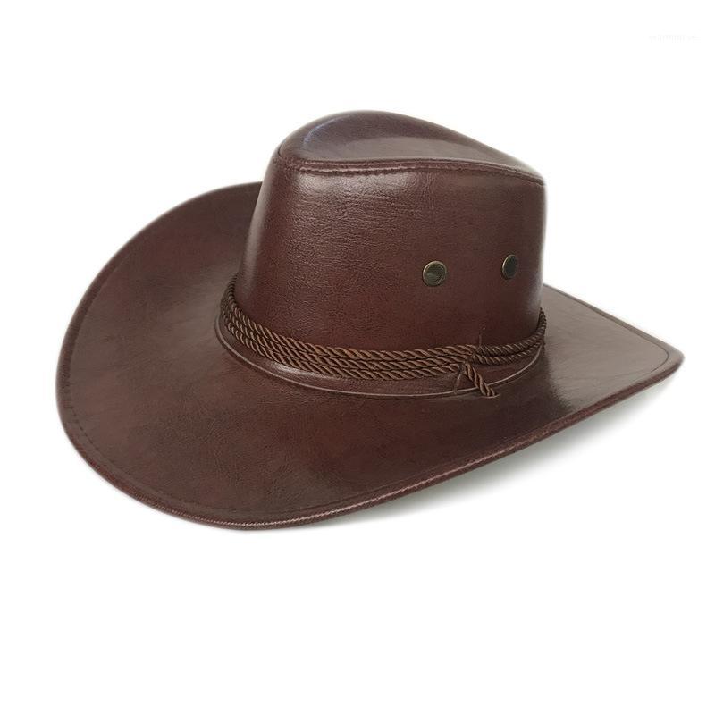 Fibonacci West Cowboy Hat Fashion imitation Leather Visor Men Women Outdoor Leisure Knight Cap1, Black
Fibonacci West Cowboy Hat Fashion imitation Leather Visor Men Women Outdoor Leisure Knight Cap1, Black