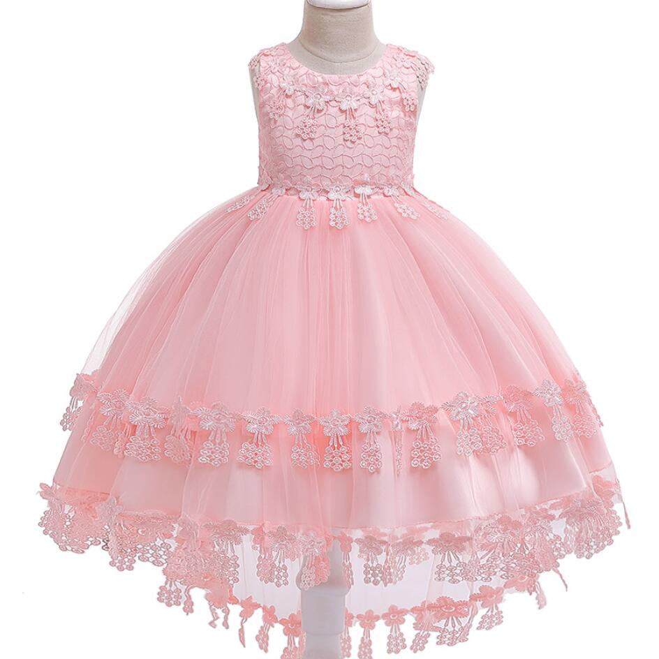 Summer girl lace upscale Trailing dress Tassels children's wedding Children's catwalk elegant Party Dress, Pink
Summer girl lace upscale Trailing dress Tassels children's wedding Children's catwalk elegant Party Dress, Pink
