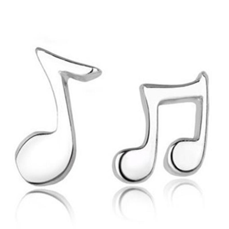 Women Gift Daily Mini Plated Musical Notes Jewelry Accessories Exquisite Party Fashion Dating Asymmetry Stud Earrings
Women Gift Daily Mini Plated Musical Notes Jewelry Accessories Exquisite Party Fashion Dating Asymmetry Stud Earrings